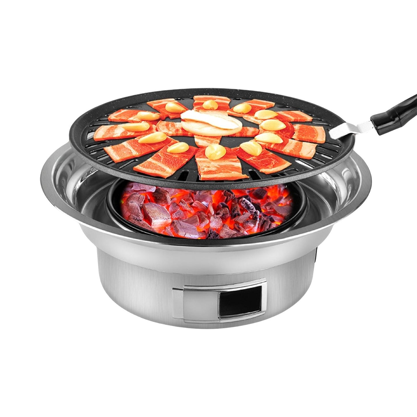 Multifunctional Camping Charcoal BBQ Grill Stove