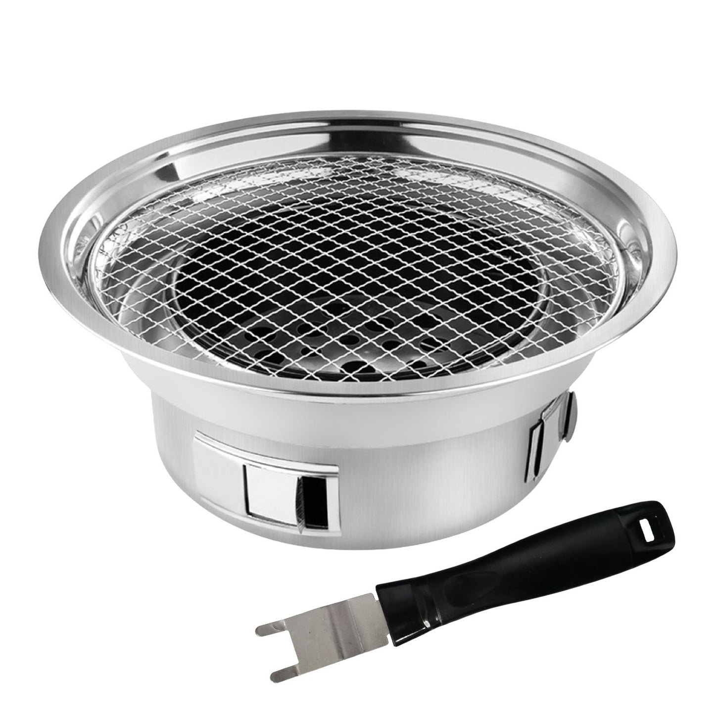 Multifunctional Camping Charcoal BBQ Grill Stove