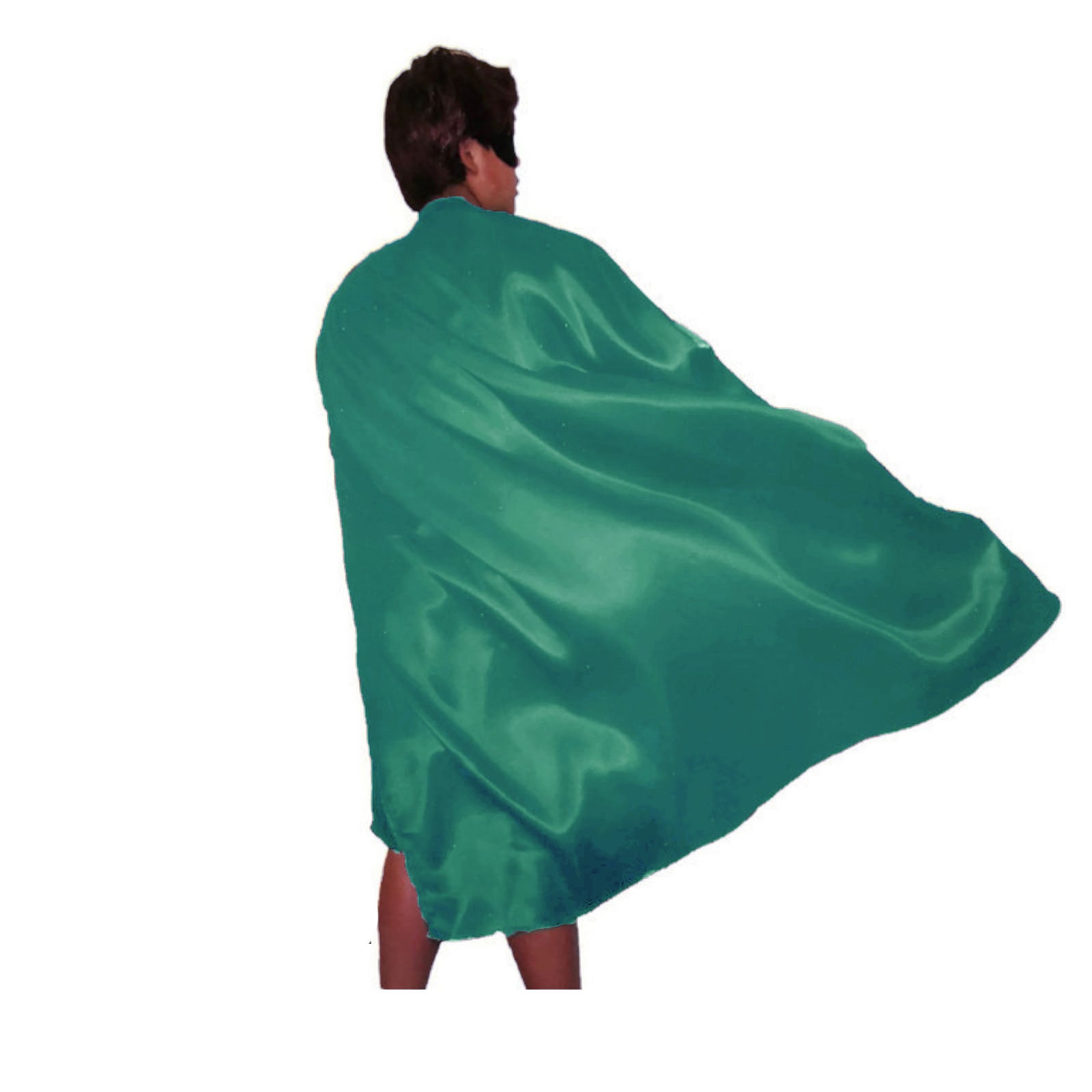 Superhero and Witch/Warlock Cape Adult Party Costume - Green