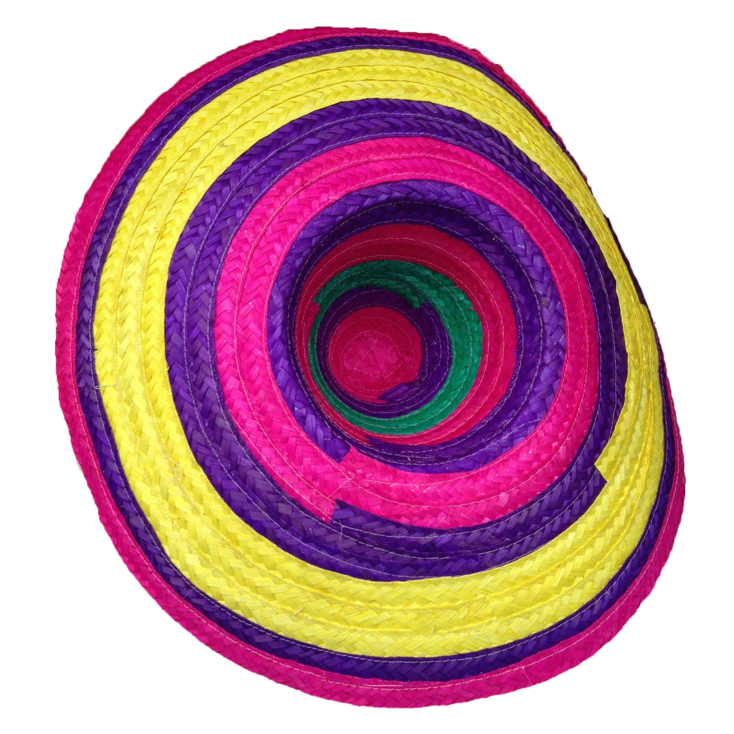 Mexican Sombrero Rainbow Straw Hat Party Costume