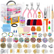 Deluxe 4-Layer 2880 PCS Jewellery Making Kit: Beads, Charms, Findings, Beading Wire for DIY Bracelets, Necklaces, Earrings