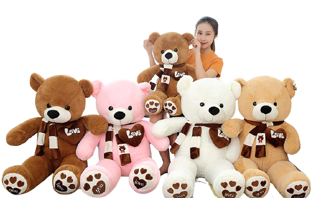 Donut The Giant Teddy Bear - 100 cm Khaki Soft Plush Snuggle Bear