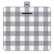 Grey Plaid Waterproof Outdoor Picnic Blanket – Thickened & Foldable Mat (150x200cm)