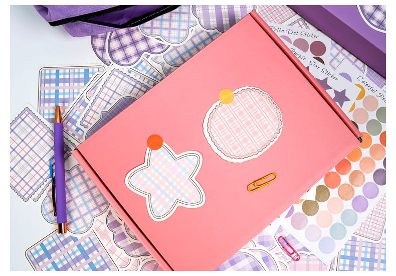 Kids Creative Journal Gift Set (Aqua) - Notebook, Pen, Stickers, and Accessories