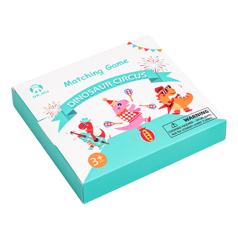 Dinosaur Circus Matching Game – Match & Race Card Game