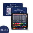 Giorgione Artist Aquarelle Watercolour Pencils – 120-Colour Water-Soluble Set with Tin Case
