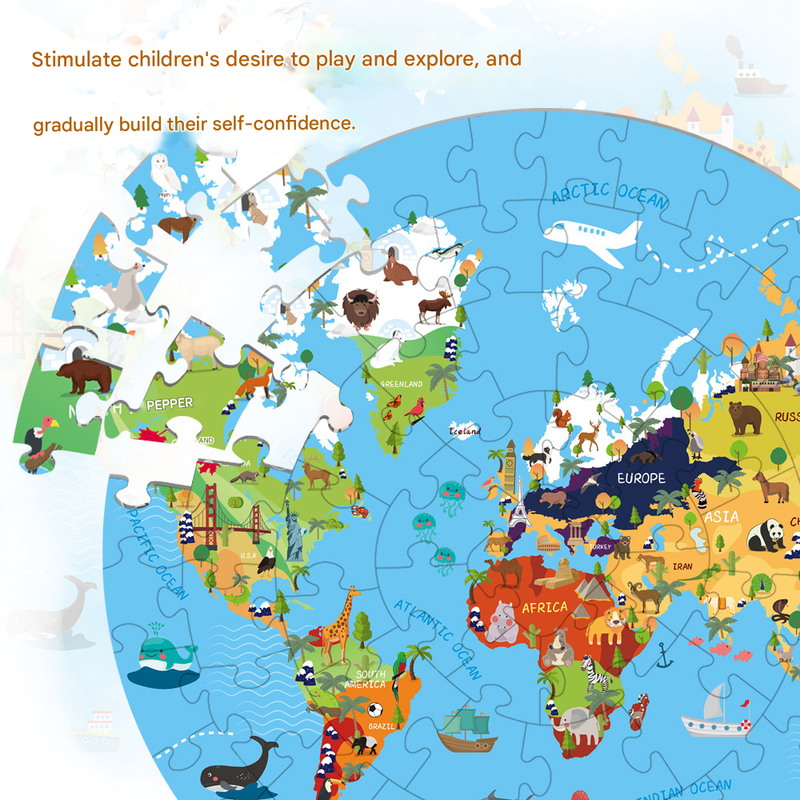 Unicorn Jigsaw Puzzle – 70 Piece Round Enchanted World for Fun Imaginative Learning