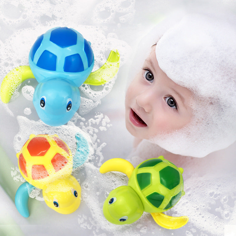 Wind-Up Swimming Turtles Bath Toy Set (3-Pack)