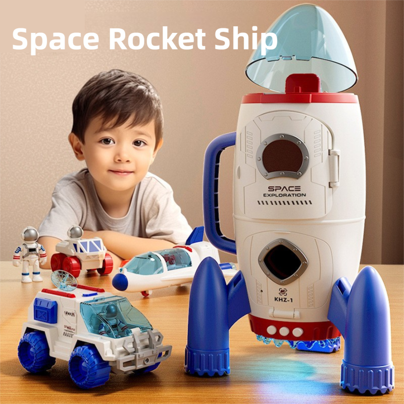 Educational Space Rocket & Astronaut Playset