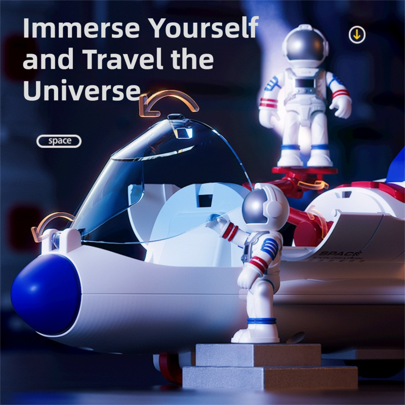 Educational Space Rocket & Astronaut Playset