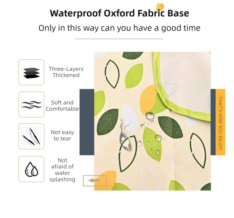 Yellow Checkered Waterproof Picnic Blanket 150x100cm – Foldable Oxford Outdoor & Indoor Picnic Mat (Portable Carry Design)