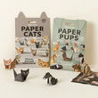 Geometric Paper Cats and Dogs Origami Craft Kit