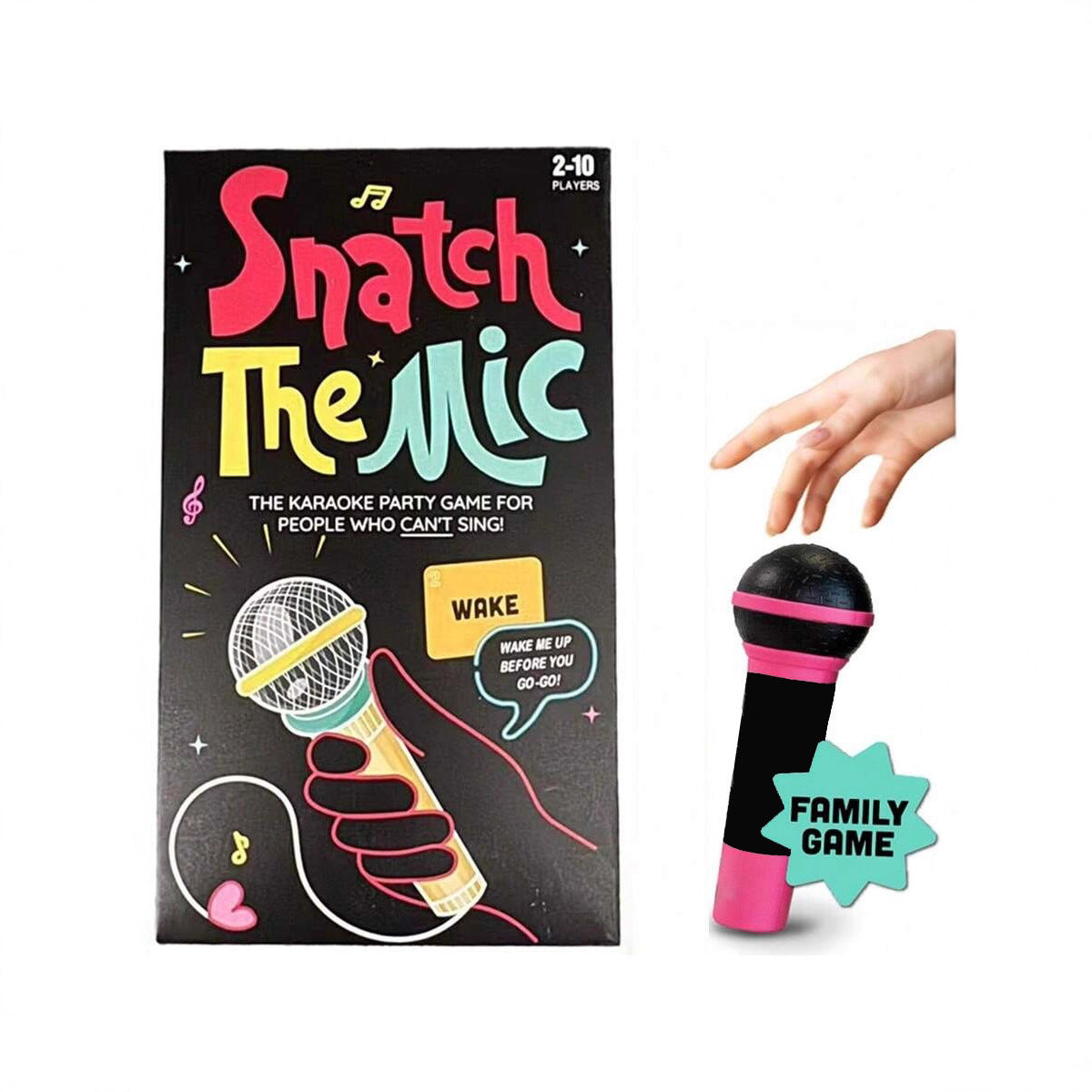 Snatch The Mic – High-Energy Music Party Game for Family & Friends