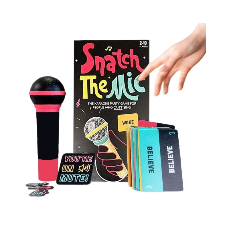 Snatch The Mic – High-Energy Music Party Game for Family & Friends