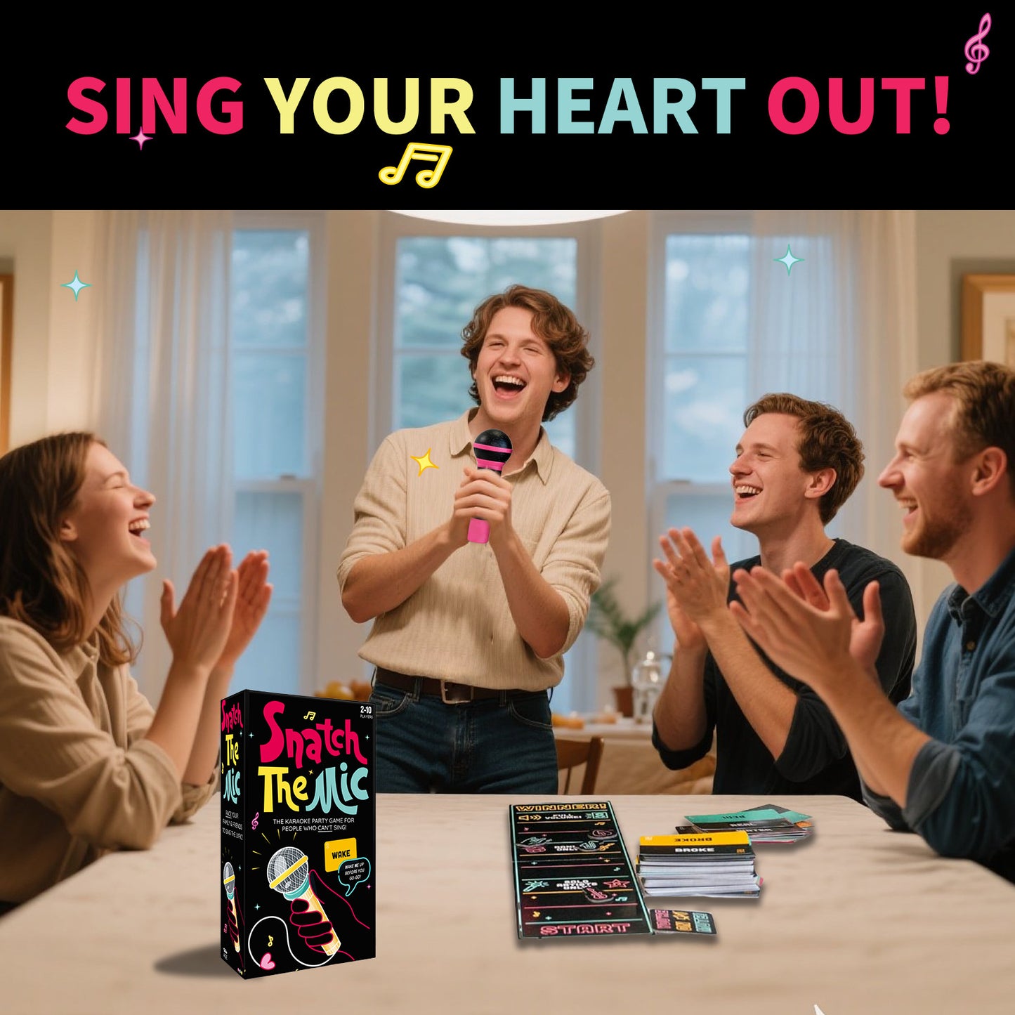 Grab The Mic – High-Energy Music Party Game for Family & Friends