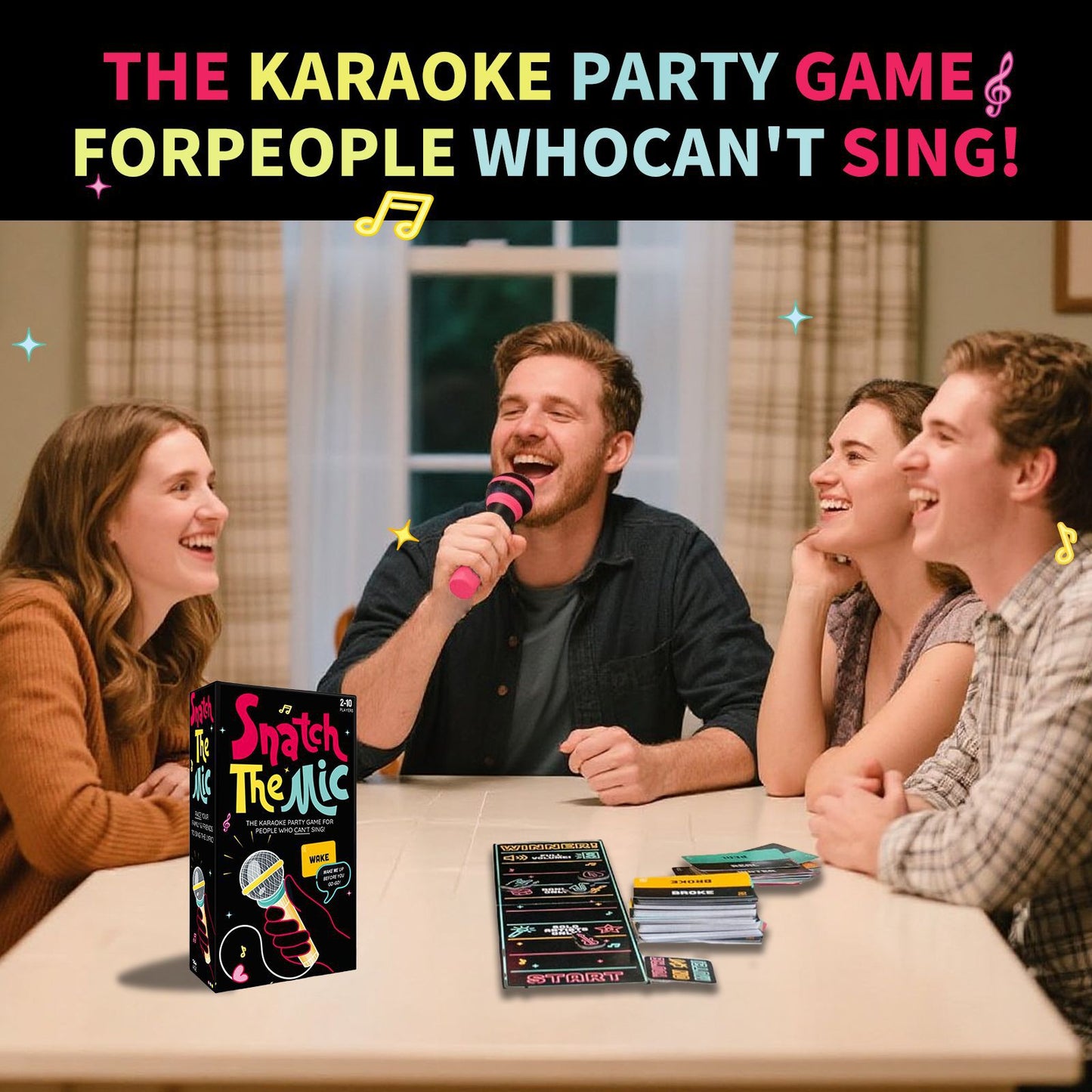 Grab The Mic – High-Energy Music Party Game for Family & Friends