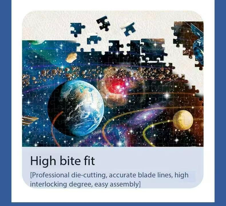 3-Pack 1000 Piece Jigsaw Puzzle Set for Adults – Space, Home & Lake Designs, Premium Art Puzzles for Relaxation & Game Nights (Ages 14+)