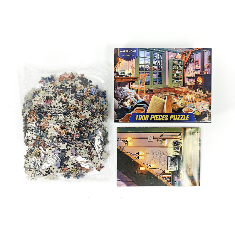 3-Pack 1000 Piece Jigsaw Puzzle Set for Adults – Space, Home & Lake Designs, Premium Art Puzzles for Relaxation & Game Nights (Ages 14+)