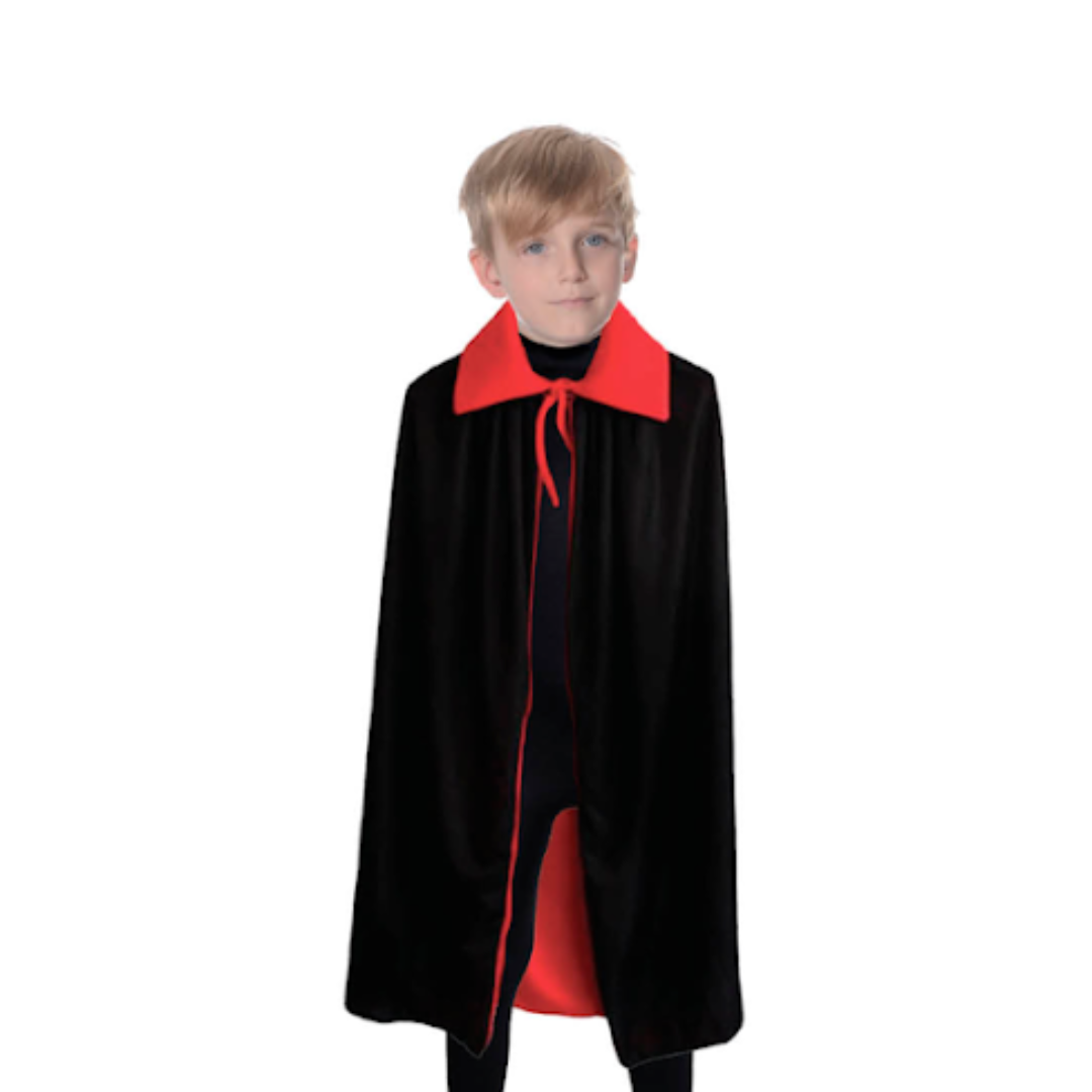 Vampire Cloak Kids Party Costume - 10-14 Years Old