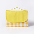 The Yellow Checkered Waterproof Picnic Blanket 150x100cm – Foldable Oxford Outdoor & Indoor Picnic Mat (Portable Carry Design)